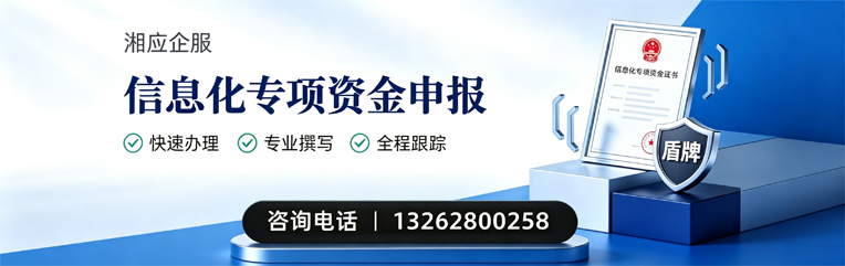 开封信息化专项资金申报服务