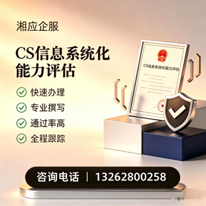 开封CS信息系统化能力评估申报服务