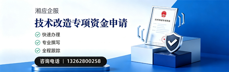 开封技术改造专项资金申报服务