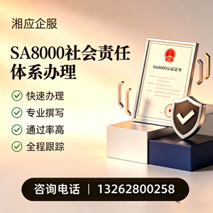 开封SA8000社会责任体系认证服务